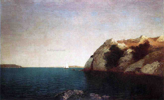  John Frederick Kensett Marine off Big Rock - Canvas Print