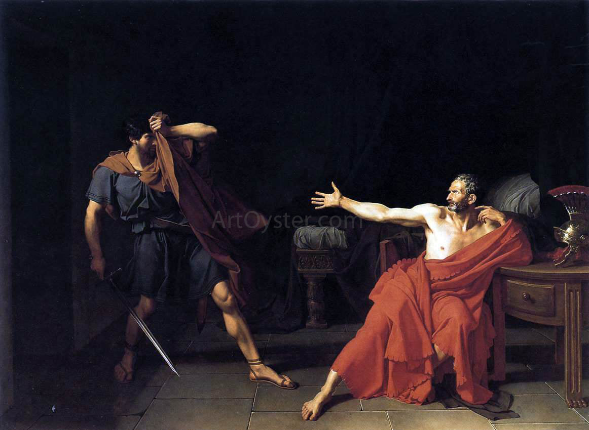  Jean-Germain Drouais Marius at Minturnae - Canvas Print