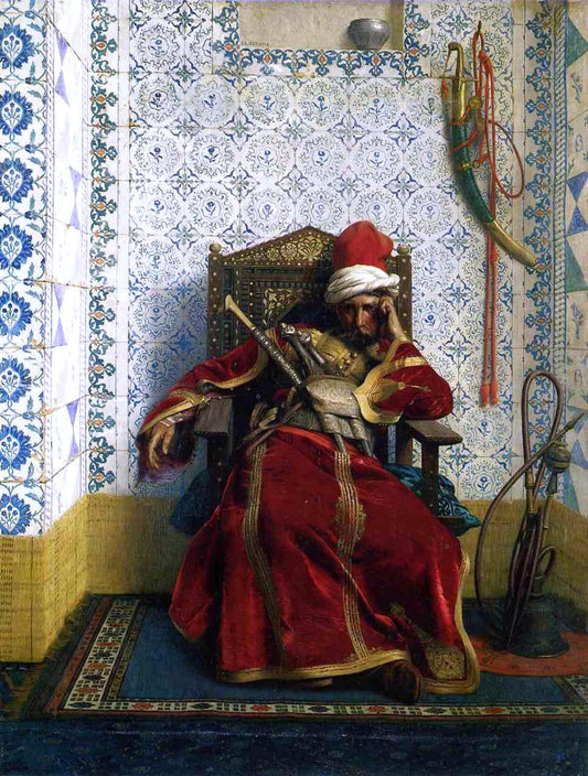  Jean-Leon Gerome Markos Botsaris - Canvas Print