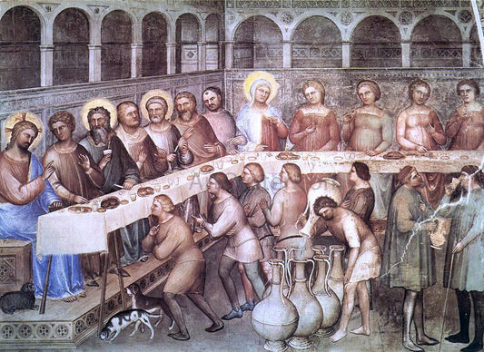  Giusto De Menabuoi Marriage at Cana - Canvas Print