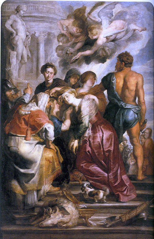  Peter Paul Rubens Martyrdom of St Catherine - Canvas Print