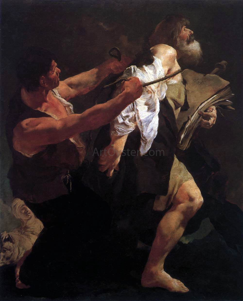  Giovanni Battista Piazzetta Martyrdom of St James - Canvas Print