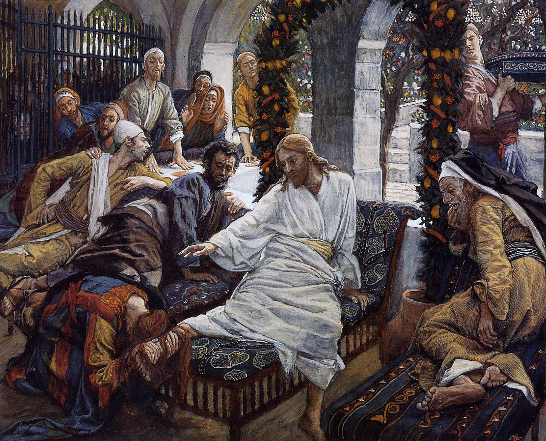  James Tissot Mary Magdalene's Box of Very Precious Ointment - Canvas Print