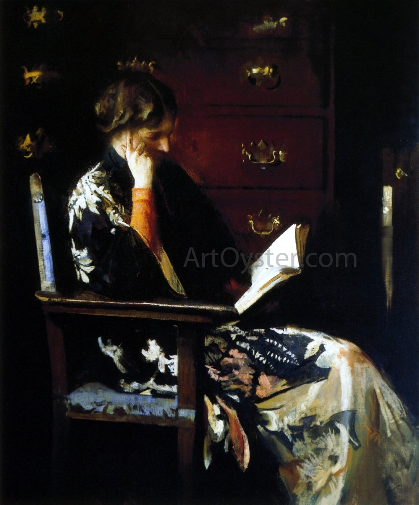  Edmund Tarbell Mary Reading - Canvas Print