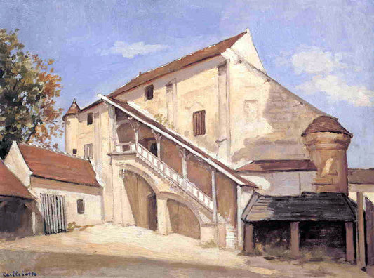  Gustave Caillebotte Meaux Effect of Sunlight on the Old Chapterhouse - Canvas Print