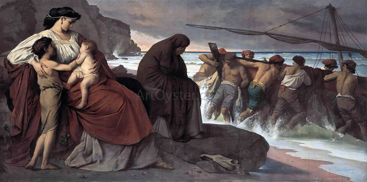  Anselm Friedrich Feuerbach Medea - Canvas Print