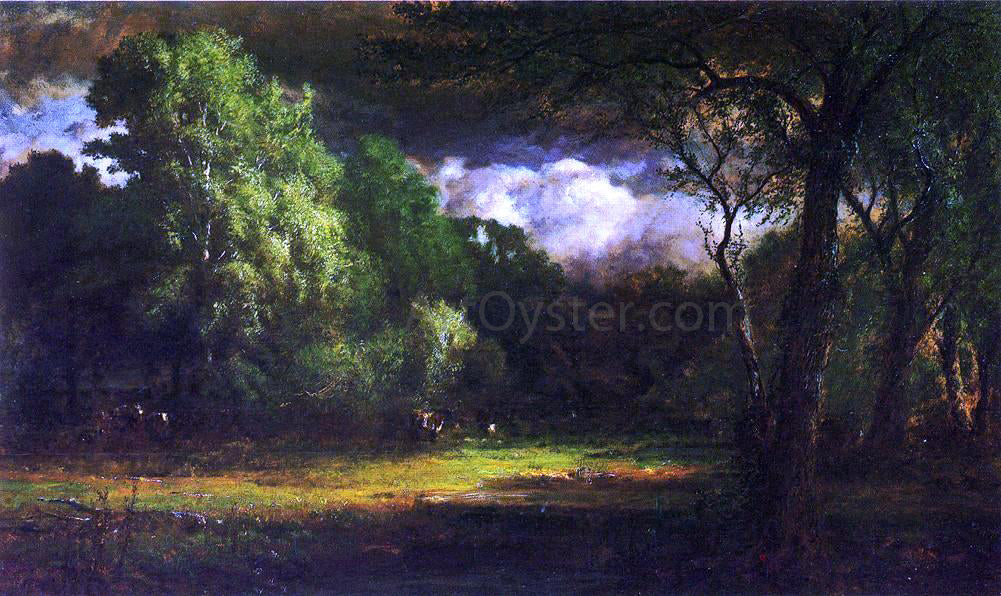  George Inness Medfield, Massachusetts - Canvas Print