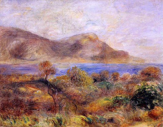  Pierre Auguste Renoir Mediteranean Landscape - Canvas Print