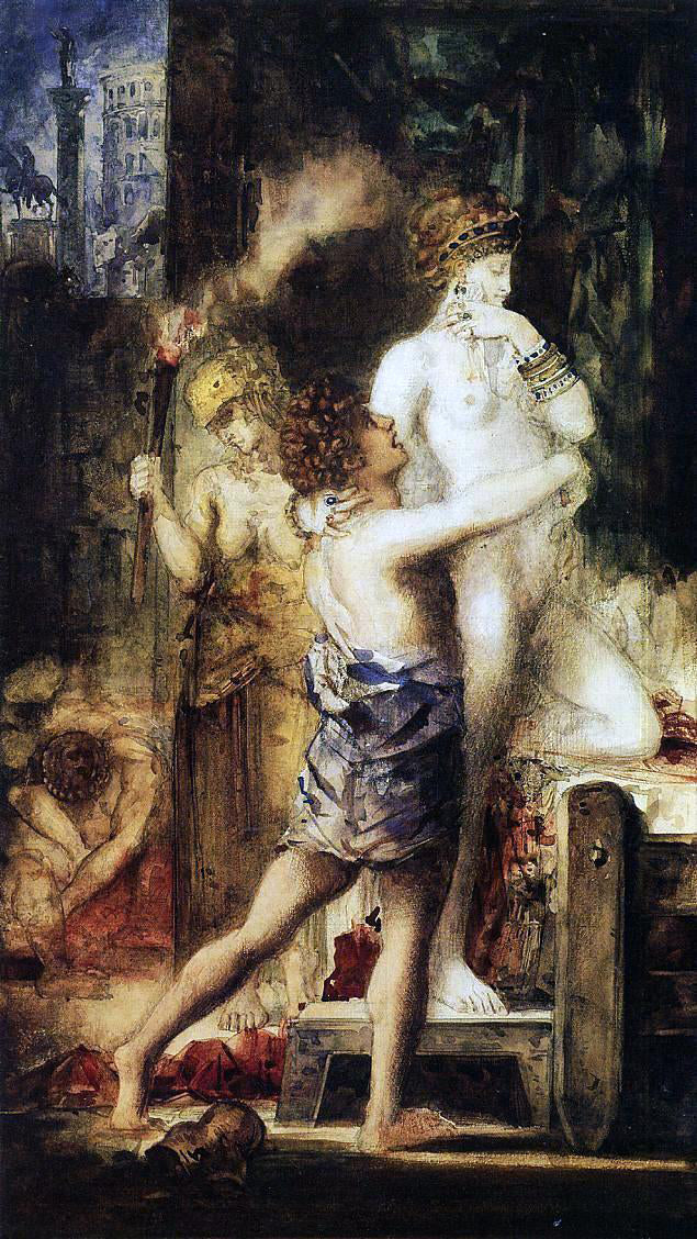  Gustave Moreau Messalina - Canvas Print