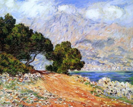  Claude Oscar Monet Meton Seen from Cap Martin - Canvas Print