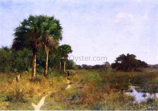  William Lamb Picknell Midwinter in Florida - Canvas Print