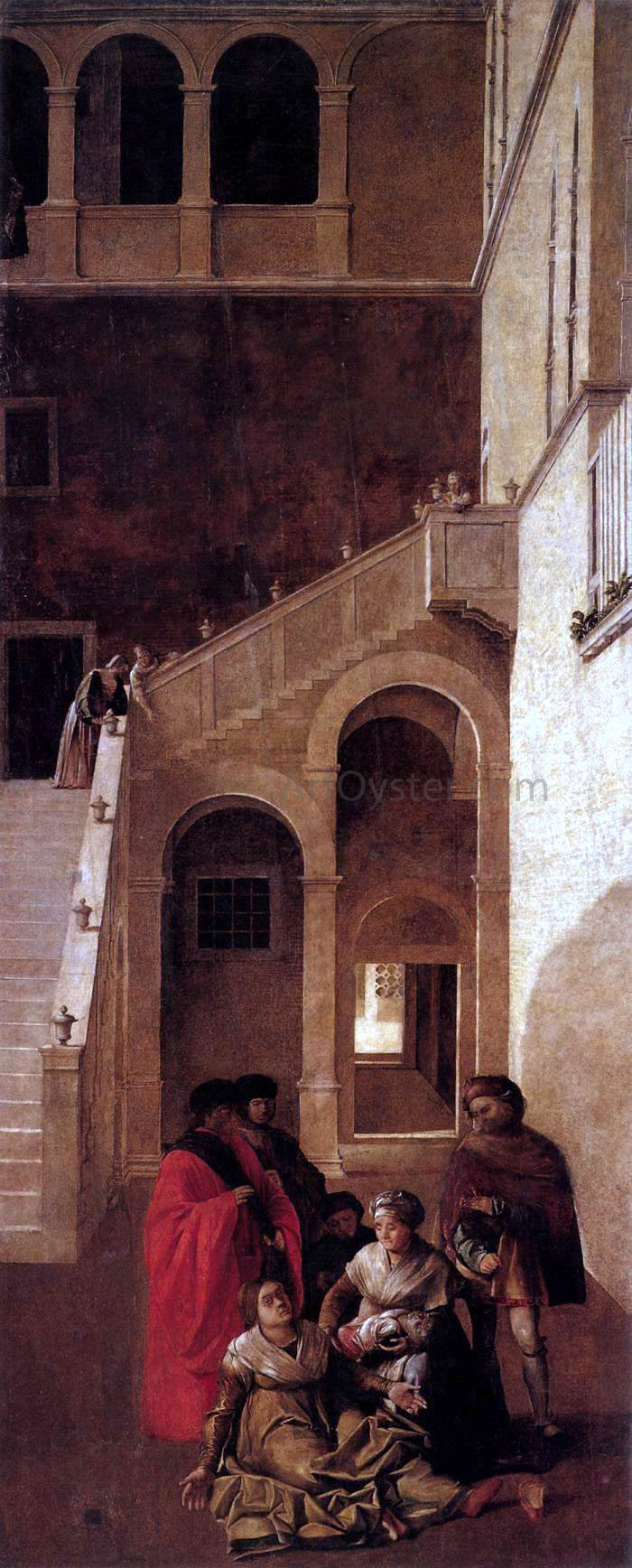  Benedetto Diana Miracle of the Relic of the Holy Cross - Canvas Print