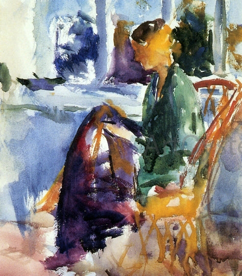  Charles Webster Hawthorne Miss Wilson Seated - Canvas Print