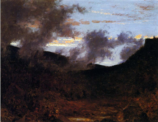  Jervis McEntee Mist Rising near New Paltz - Canvas Print