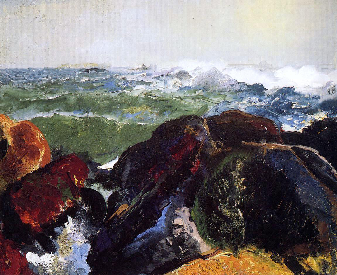  George Wesley Bellows Monhegan Island - Canvas Print