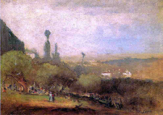  George Inness Monte Lucia, Perugia - Canvas Print