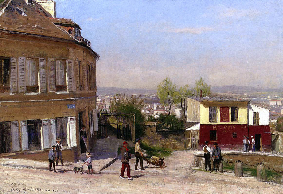  Berndt Lindholm Montmartre, Paris - Canvas Print