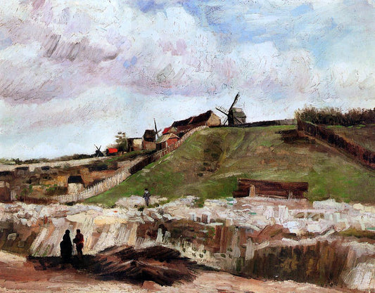  Vincent Van Gogh Montmartre: the Quarry and Windmills - Canvas Print