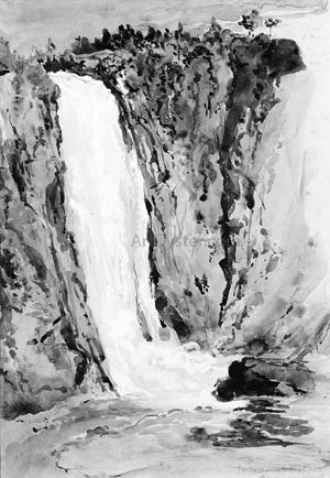  John Mackie Falconer Montmorency Falls, Canada - Canvas Print