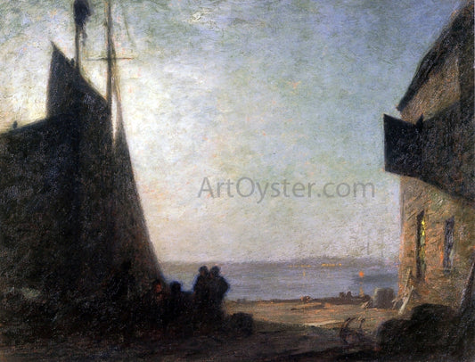  Edward Potthast Moonlight - Canvas Print