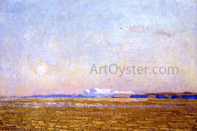  Frederick Childe Hassam Moonrise at Sunset, Harney Desert - Canvas Print