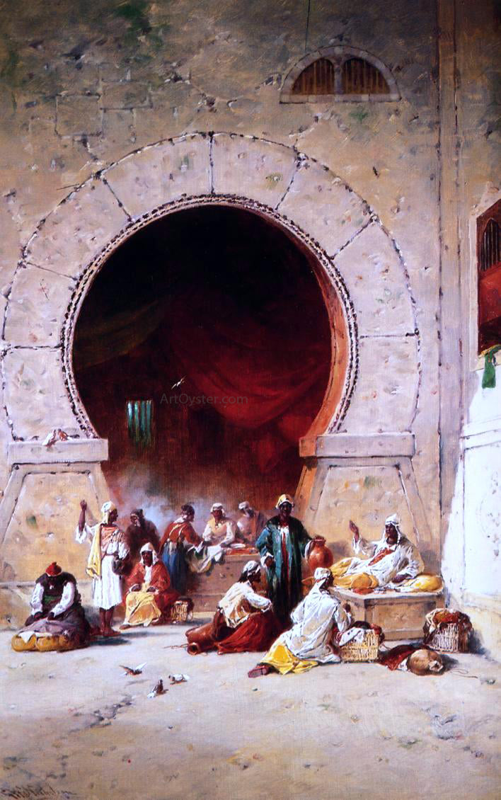  George Washington Nicholson Moorish Bazaar - Canvas Print