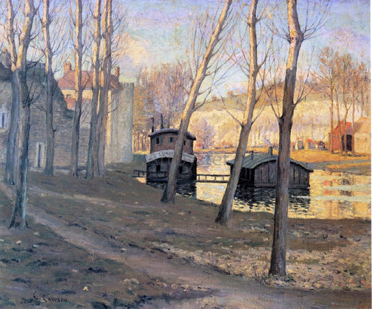  Ernest Lawson Moret-sur-Loing - Canvas Print