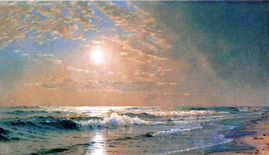  Alfred Thompson Bricher Morning at Atlantic City, New Jersey - Canvas Print