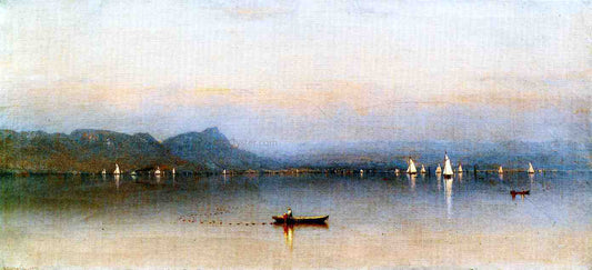  Sanford Robinson Gifford Morning on the Hudson, Haverstraw Bay - Canvas Print