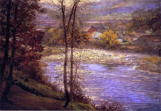  John Ottis Adams Morning on the Whitewater - Canvas Print