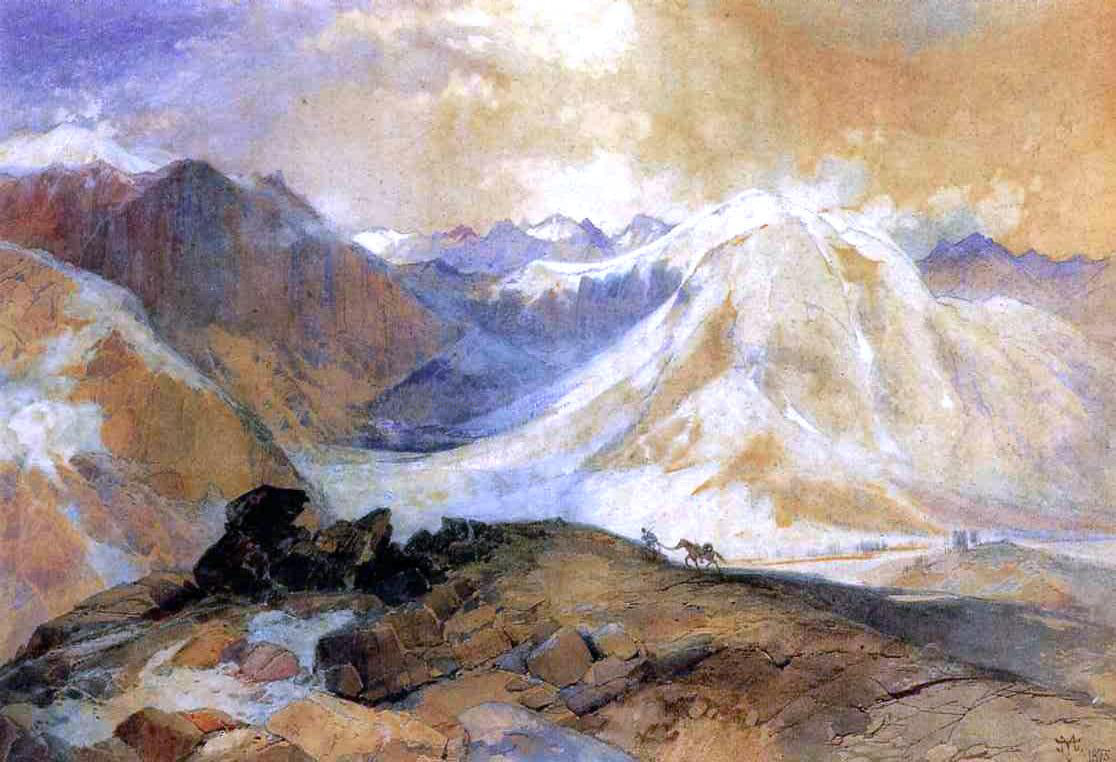  Thomas Moran Mosquito Trail, Rocky Mountains of Colorado - Canvas Print