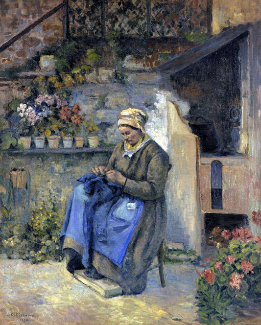  Camille Pissarro Mother Jolly - Canvas Print