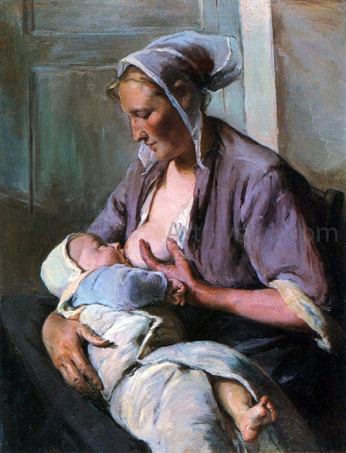  Elizabeth Nourse Motherhood - Canvas Print