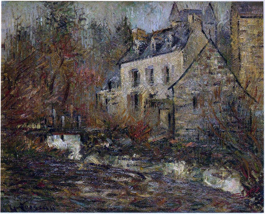  Gustave Loiseau Moulin Simondou a Pont Aven - Canvas Print