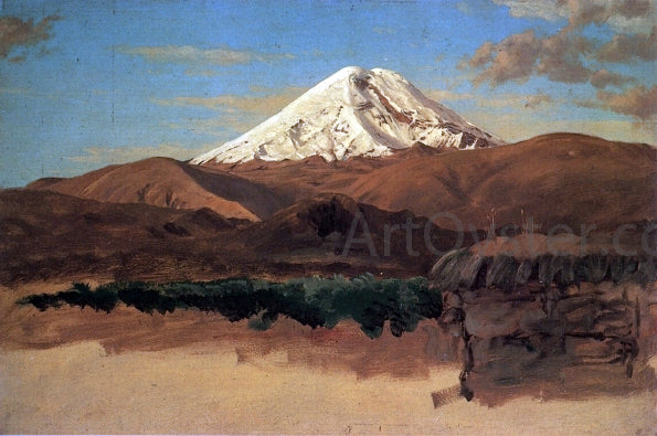  Frederic Edwin Church Mount Chimborazo, Ecuador - Canvas Print