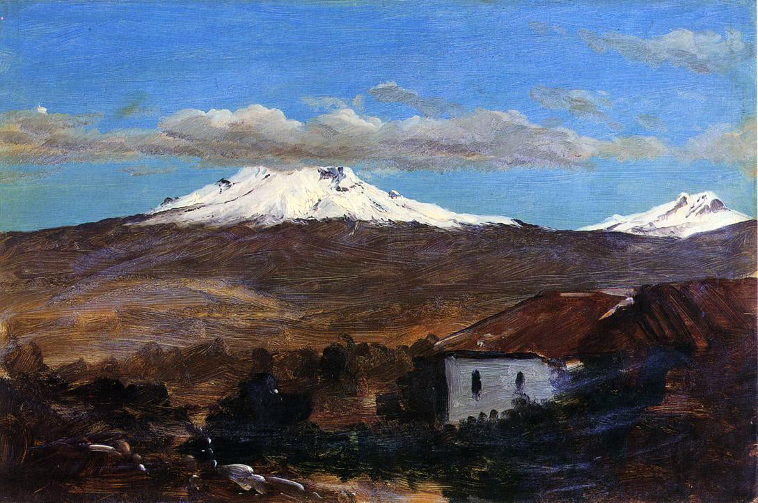  Frederic Edwin Church Mount Chimborazo, Ecuador, Shown from Riiobamba - Canvas Print