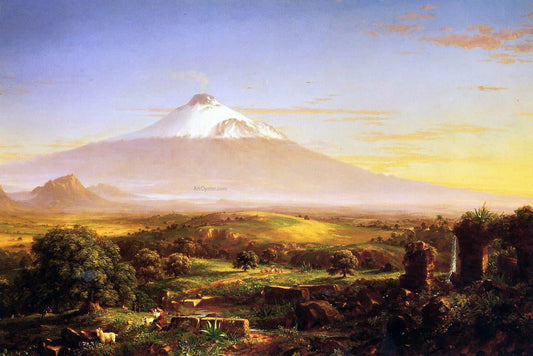  Thomas Cole Mount Etna - Canvas Print