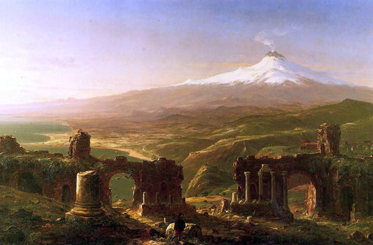  Thomas Cole Mount Etna from Taormina - Canvas Print