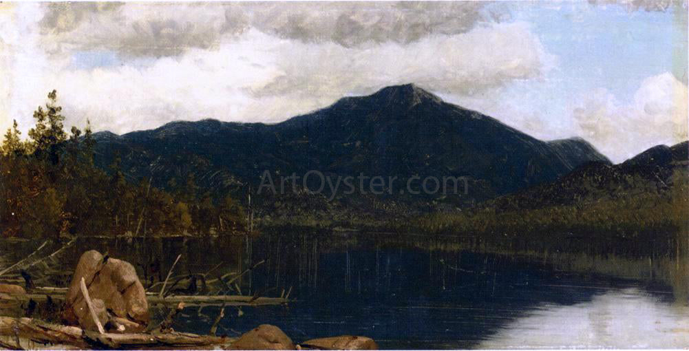  Sanford Robinson Gifford Mount Whiteface from Lake Placid - Canvas Print