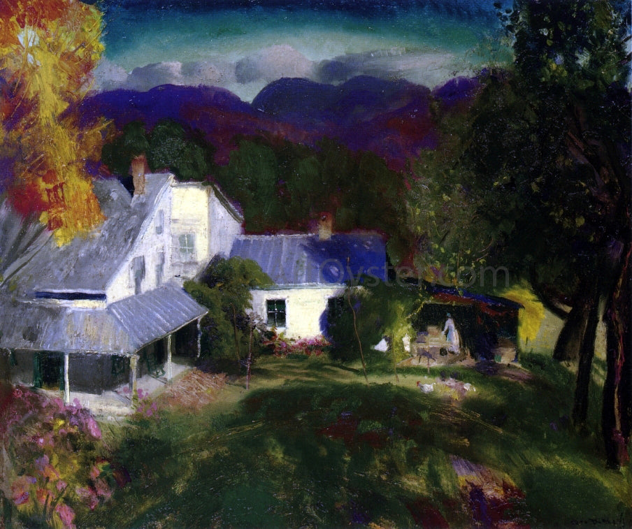  George Wesley Bellows Mountain House - Canvas Print