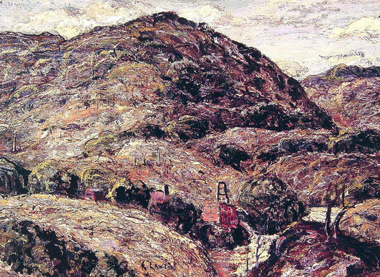 Ernest Lawson Mountain Landscape - Canvas Print