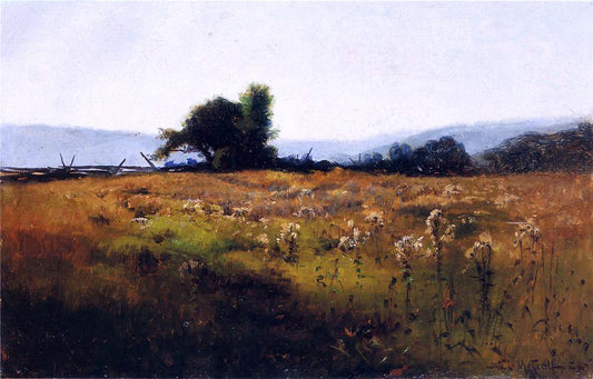  Willard Leroy Metcalf Mountain View from High Field - Canvas Print