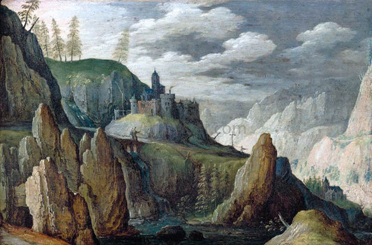  Tobias Verhaecht Mountainous Landscape - Canvas Print