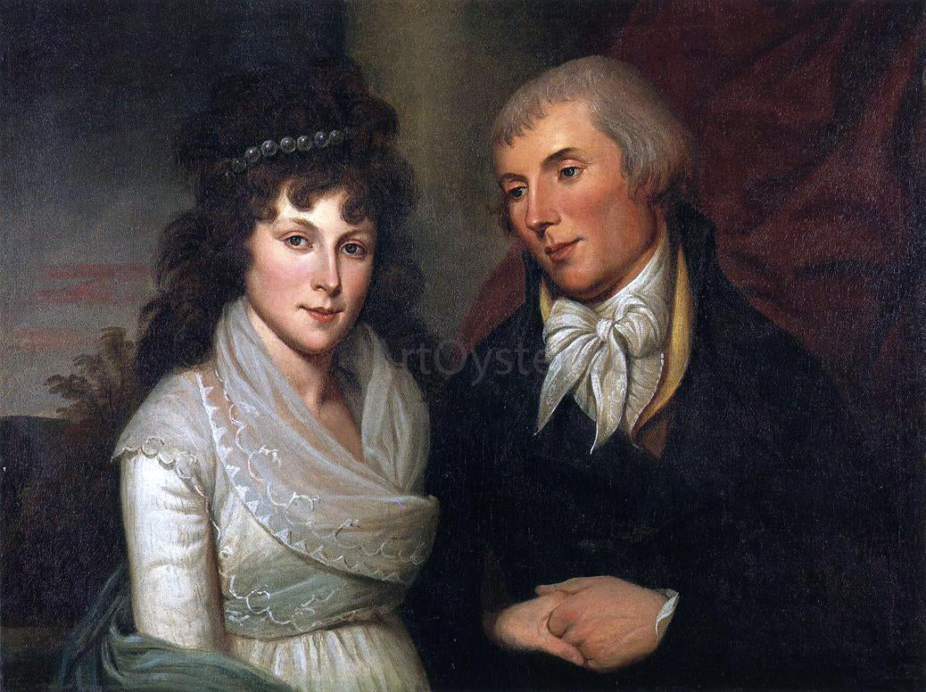  Charles Willson Peale Mr. and Mrs. Alexander Robinson - Canvas Print