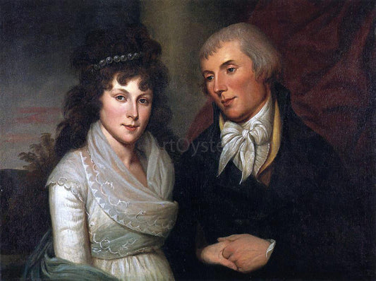  Charles Willson Peale Mr. and Mrs. Alexander Robinson - Canvas Print