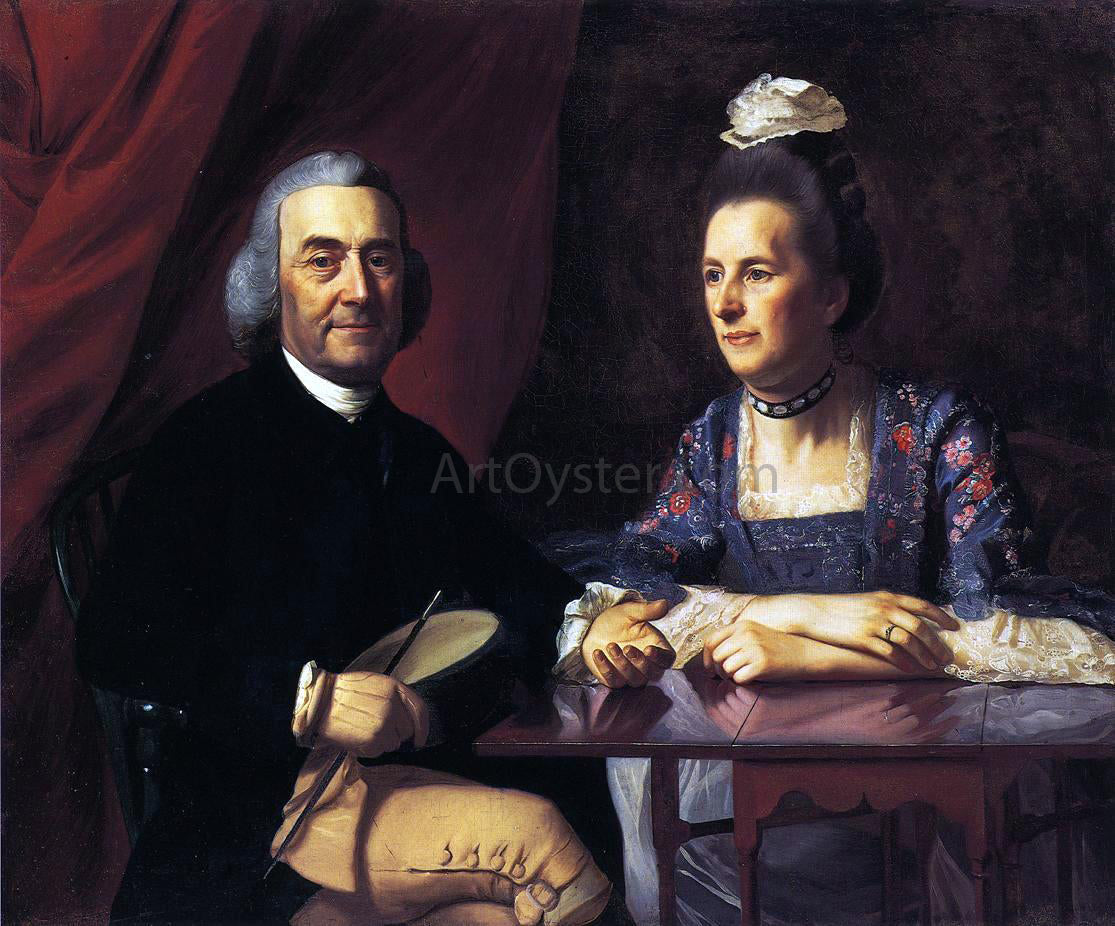  John Singleton Copley Mr. and Mrs. Isaac Winslow (Jemina Debuke) - Canvas Print