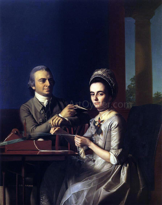  John Singleton Copley Mr. and Mrs Thomas Mifflin (Sarah Morris) - Canvas Print