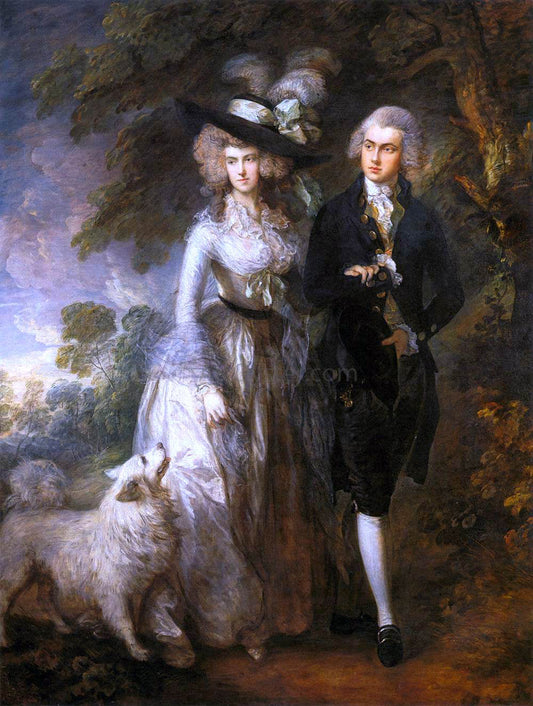  Thomas Gainsborough Mr and Mrs William Hallett ('The Morning Walk') - Canvas Print