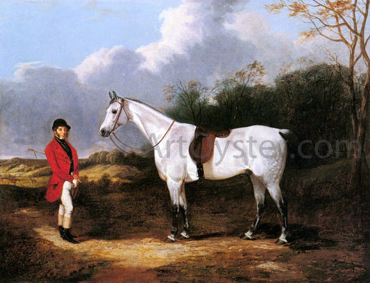  Abraham Cooper Mr. Stillwell with is Favorite Hunter - Canvas Print
