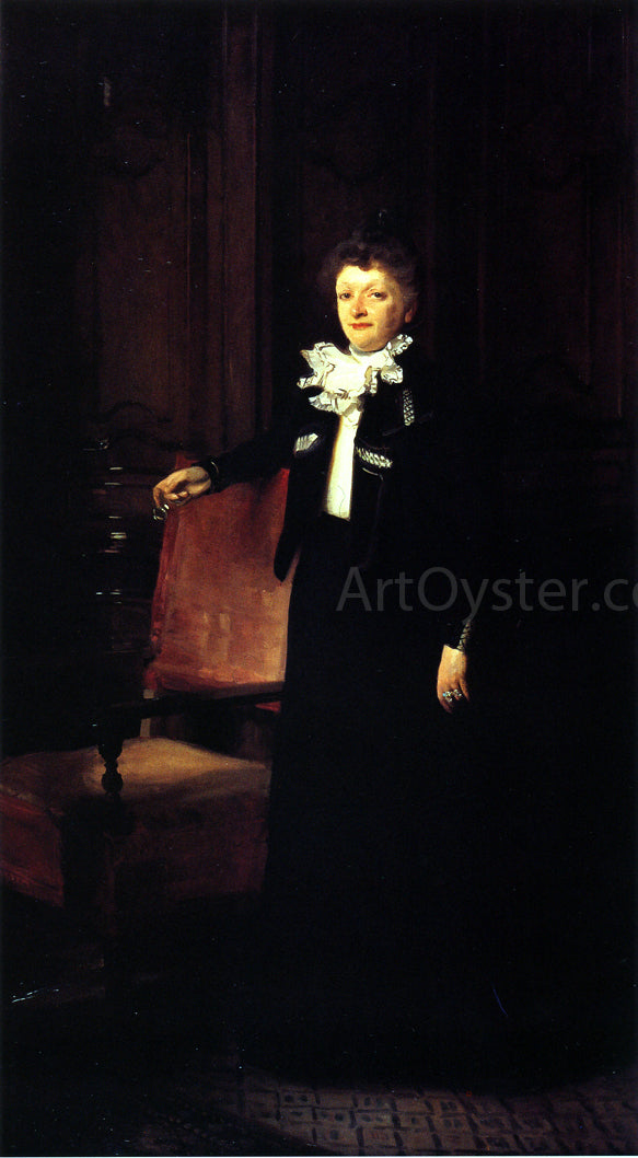  John Singer Sargent Mrs. Charles Huntington (Jane Hudson Sparkes) - Canvas Print